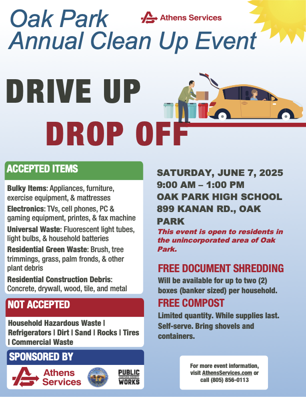 Oak Park Annual Clean Up Event