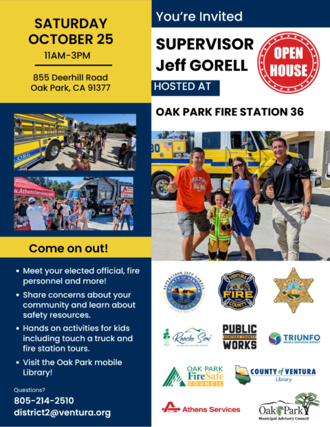 Supervisor Jeff Gorell Annual Open House at Fire Station 36