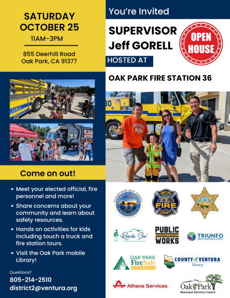 Supervisor Jeff Gorell Annual Open House at Fire Station 36