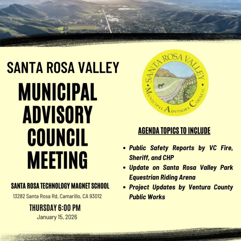 Image for the Tweet beginning: Santa Rosa Valley neighbors —