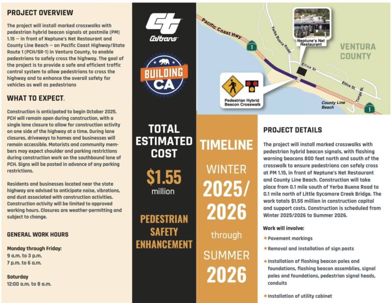 Image for the Tweet beginning: Improving safety along the Pacific