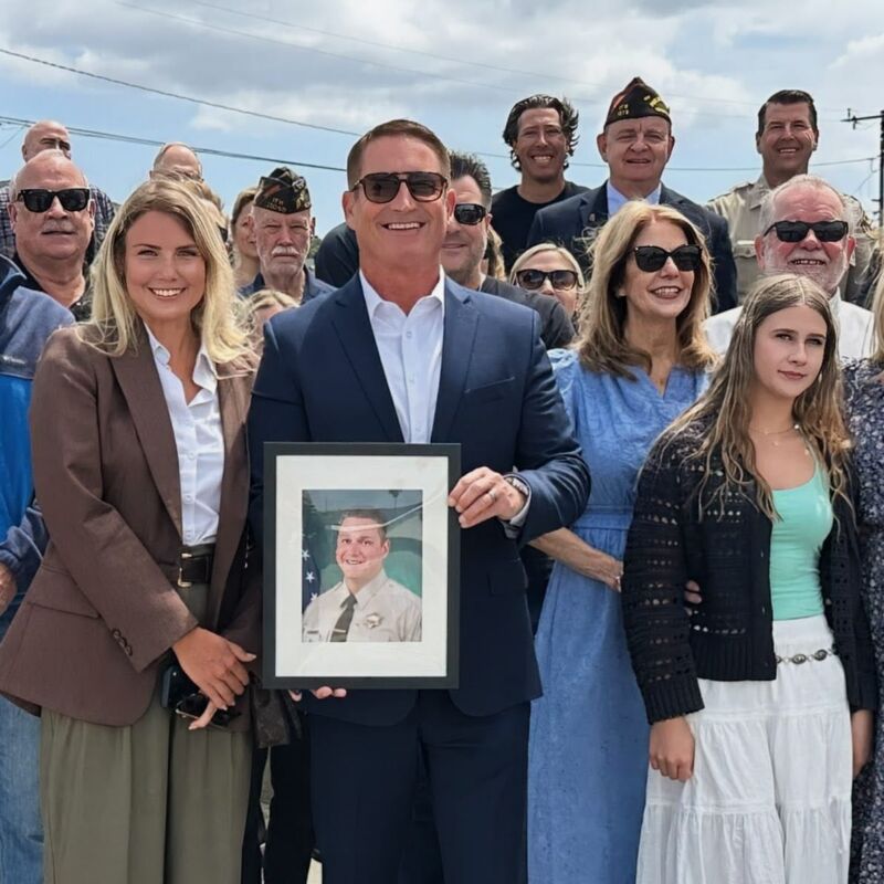 Image for the Tweet beginning: Today, we honored Senior Deputy