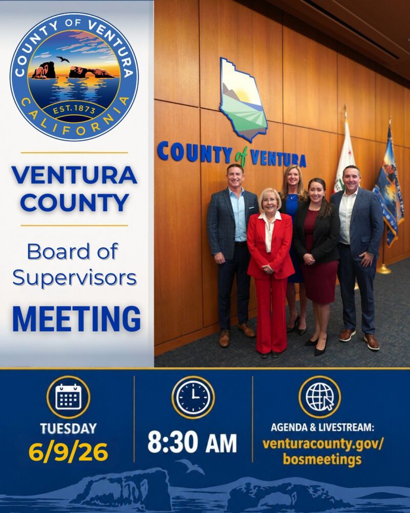 Image for the Tweet beginning: 📌REMINDER: The Ventura County Board