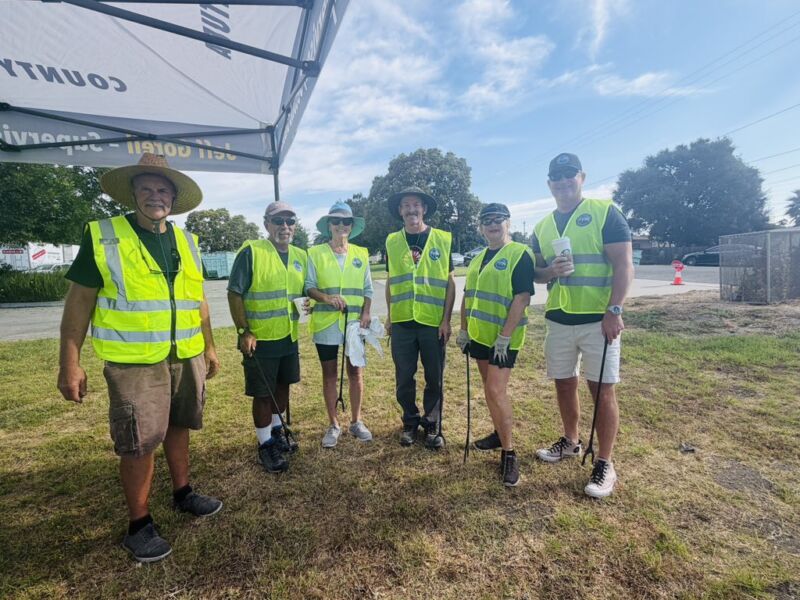 Image for the Tweet beginning: Somis Community Clean Up happening